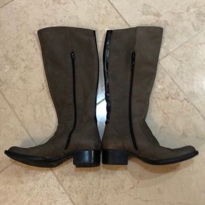 Born Leather Long Boots